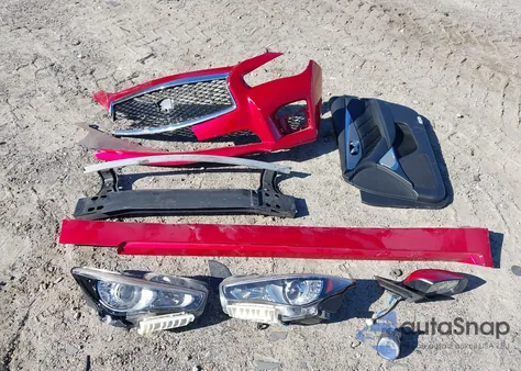 2017 Infiniti Q50 3.0T Red Sport 400 z USA, uszkodzony, nr VIN JN1FV7AP6HM851114